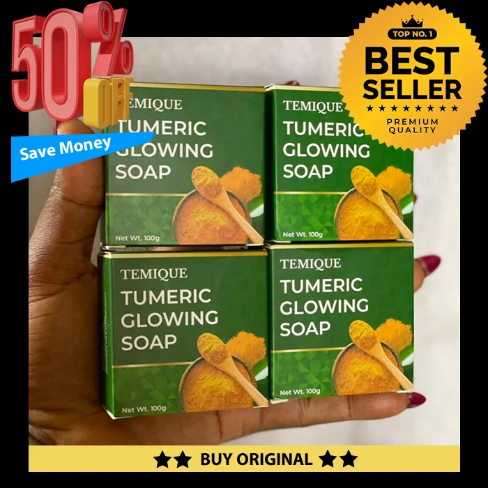 4 Bars Temique Turmeric Soap